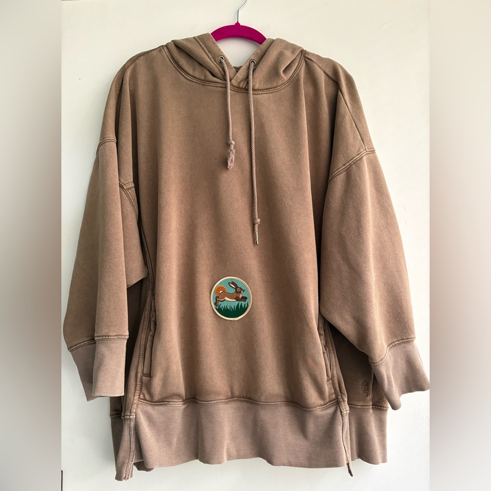 FP Movement Sprint To The Finish Hoodie- with rabbit patch!
